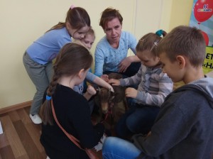 встреча с животными в детском центре наши дети в Марьино (42)